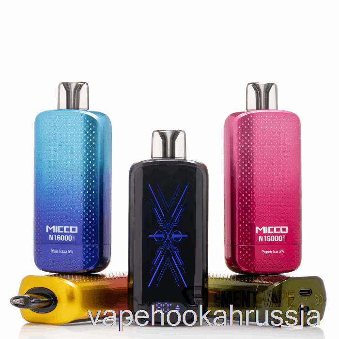 вейп-сок Horizontech Micco N16000 одноразовый клубника киви